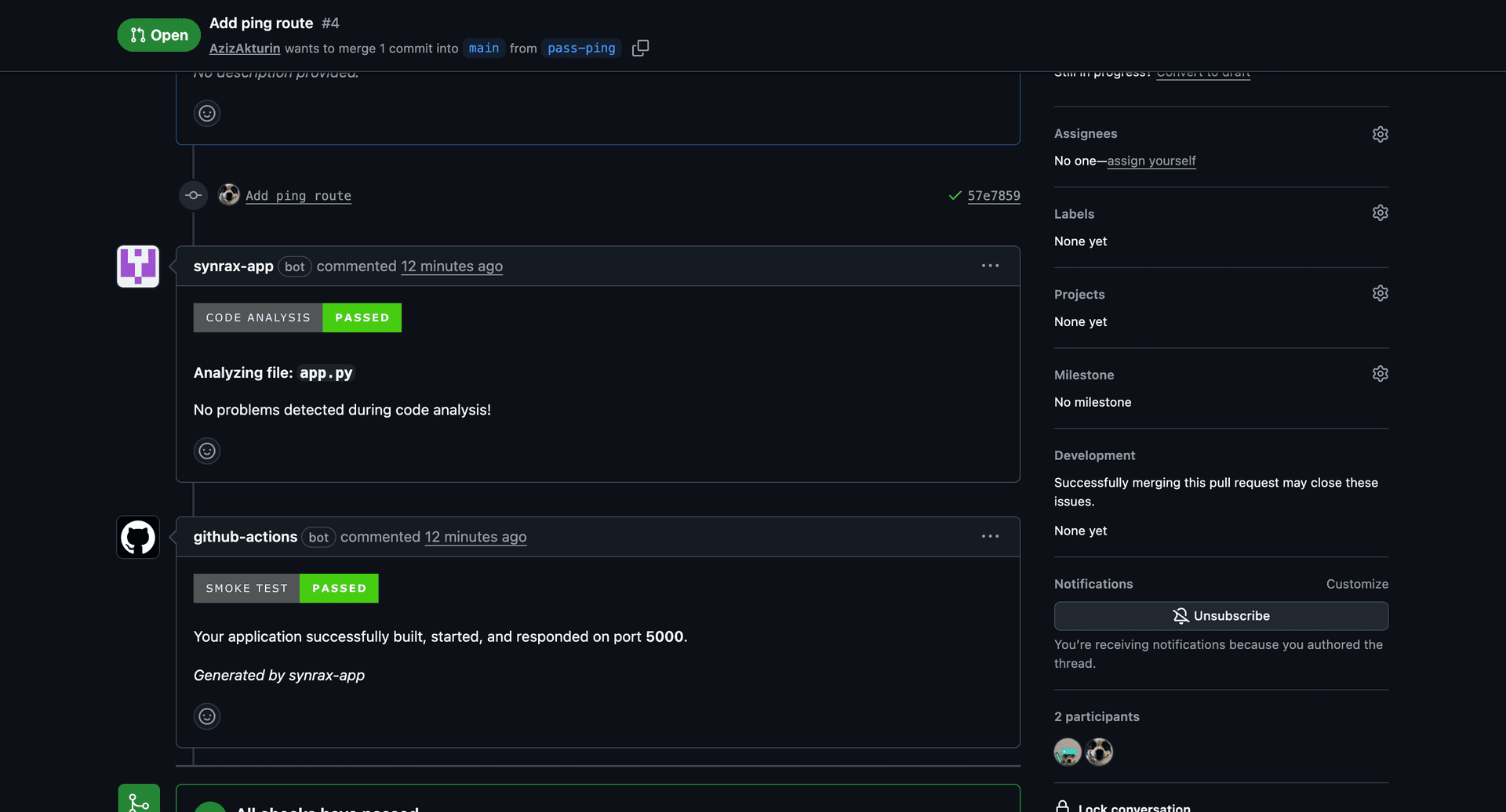 PR Code Analysis